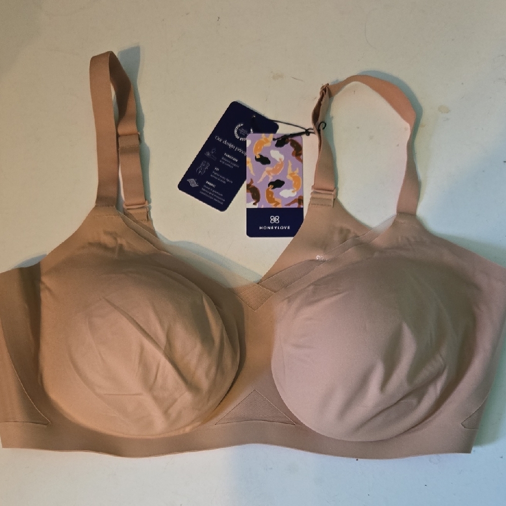 Honeylove Tan Wireless Bra
